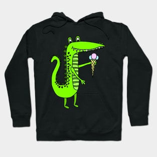 Cartoon Gator Hoodie